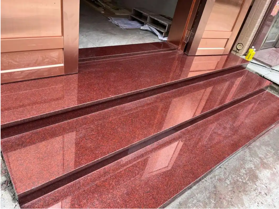 印度红石材  大花