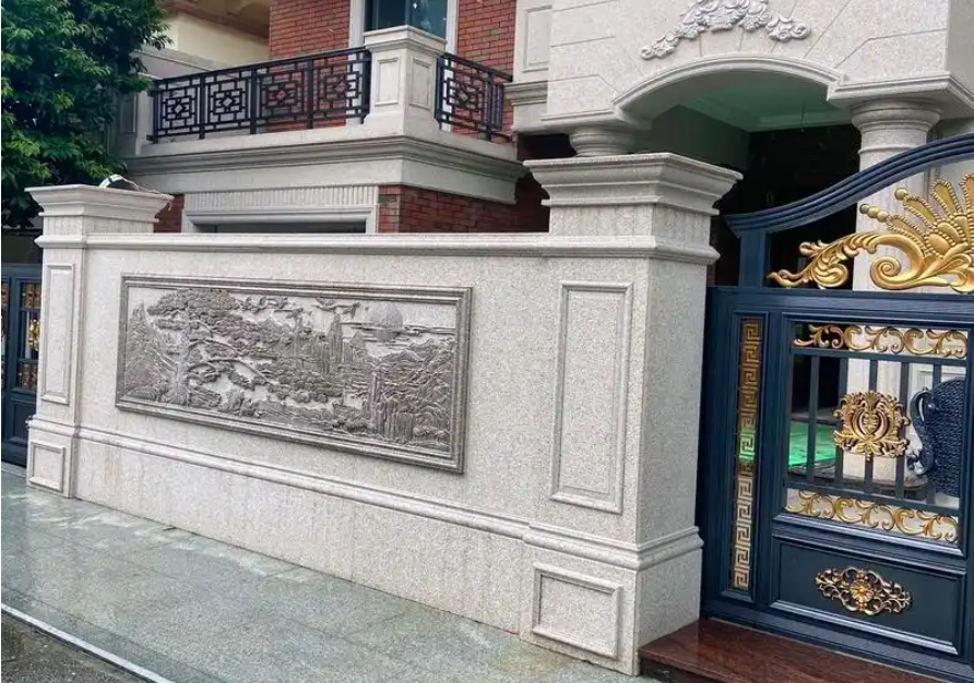 白麻石材外墙干挂